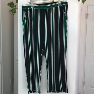 Avenue 22/24 Striped Pull On Pants